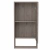 18" Light Gray Wood Floating Double Door Bathroom Vanity And Medicine Cabinet With Mirror