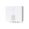 26" White Accent Cabinet With One Shelf