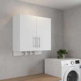 26" White Accent Cabinet With One Shelf