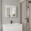 20" White Wood Floating Bathroom Vanity And Medicine Cabinet With Mirror