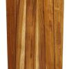 12" Light Brown Solid Wood Freestanding Single Door Bathroom Vanity