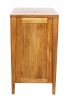 18" Light Brown Solid Wood Freestanding Single Door Bathroom Vanity