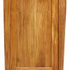 18" Light Brown Solid Wood Freestanding Single Door Bathroom Vanity
