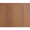 47" Brown Wood Floating Double Door Bathroom Vanity