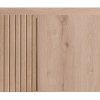 35" Brown Wood Floating Single Door Bathroom Vanity