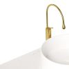 36" White Wood Floating Bathroom Vanity With Sink