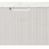 36" White Wood Floating Bathroom Vanity