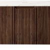 36" Brown Wood Floating Bathroom Vanity