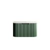 24" Green Wood Floating Bathroom Vanity