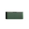 36" Green Wood Floating Bathroom Vanity