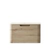 24" Brown Wood Floating Bathroom Vanity