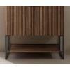30" Brown Wood Freestanding Bathroom Vanity