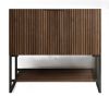 30" Brown Wood Freestanding Bathroom Vanity