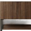 30" Brown Wood Freestanding Bathroom Vanity