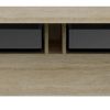 48" Brown Wood Floating Bathroom Vanity And Two Drawers