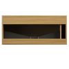 35" Brown Wood Floating Bathroom Vanity