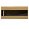 35" Brown Wood Floating Bathroom Vanity