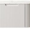 24" White Wood Floating Bathroom Vanity