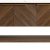 48" Brown Wood Freestanding Three Door Bathroom Vanity