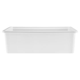 33x19 inch Farmhouse Sink, White Sink Workstation, Fireclay Topmount Undermount Basin, Drop-In Single Bowl Basin with Multiple Accessories