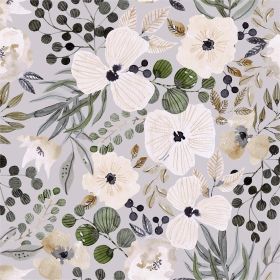 Beige Coffee Brown Boho Florals Leaf Vintage Botanical Peel and Stick Wallpaper Stick on Contact Paper Vintage Wall Paper Easy Peel Off for night