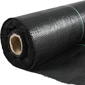 Weed Barrier Landscape Fabric, 6 x 250 ft, 4.1 Oz Premium Woven Ground Cover, Heavy Duty PP Material & Easy Setup, Weed Control for Outdoor Garde