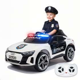 Kids Brushless Motor 24V Electric Car Power Four Wheels Battery Operated Ride-On Cars for Kids (Color: White)