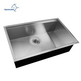 Factory Directly Multi-functional OEM Handmade SUS 304 Stainless Steel Undermount Kitchen Sink Workstation (Thickness: 18 Gauge, size: 3219A1LR0)