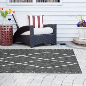 Moroccan Indoor/Outdoor Rug (Color: as Pic)